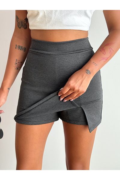 Slim'N Lift Gray Shorts Skirt