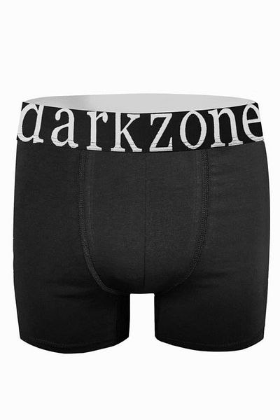darkzone Men's Black Wide Elastic Lycra Classic Boxers