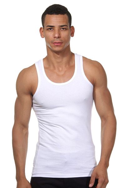 darkzone Tricou alb din bumbac pentru bărbați