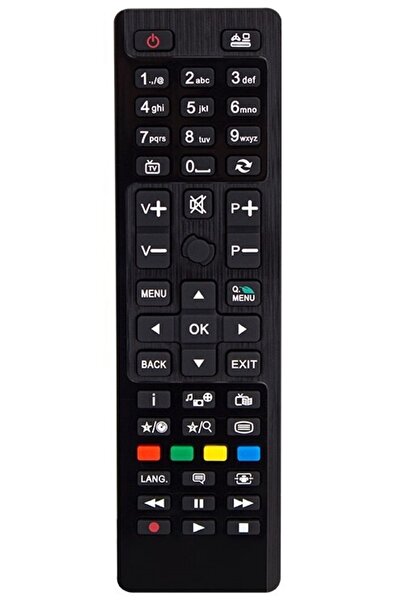 Hi-Level Vestel Hı-level Siyah Tuşlu Kısa Lcd Led Tv Kumandası