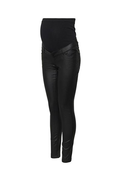 Vero Moda Maternity Hose in Lederoptik VMMSEVEN SS SMOOTH COATED PANTS NOOS