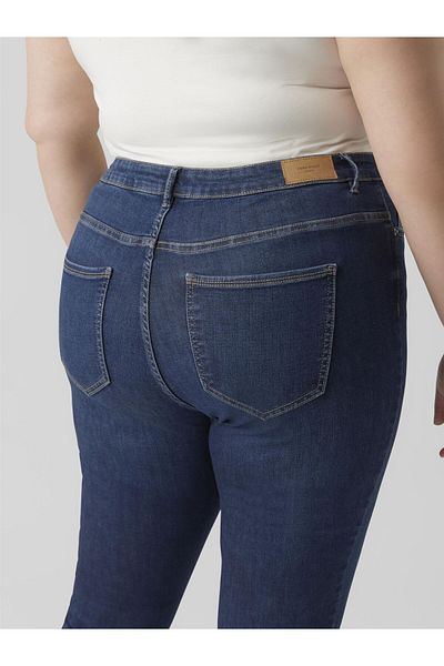 Veromoda Curve Blugi Vmphia Hohe Taille Skinny Fit Jeans