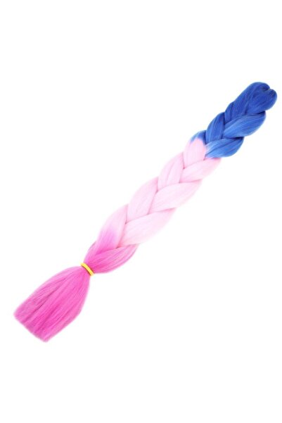 Esperer Păr sintetic Ombre pentru împletirea africană și rasta - Albastru / R...