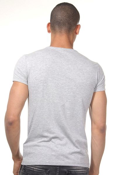 darkzone Ανδρικό μπλουζάκι Crew Neck Basic Grey