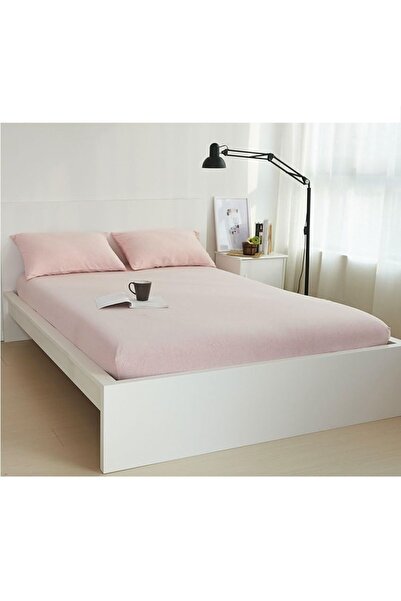 Good Morning ملاءة مطاطية مزدوجة - 2 كيس وسادة 160x200 مسحوق