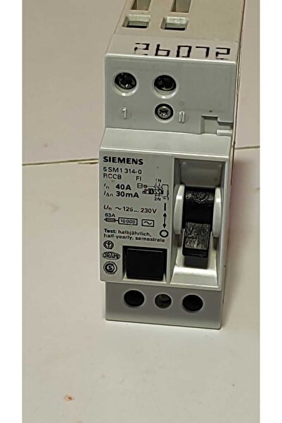 Siemens KUTUSUZ X40A/ 30mA KAÇAK AKIM RÖLESİ SİEMENS