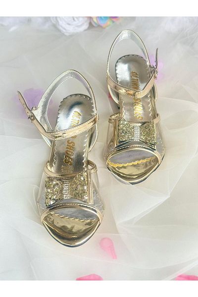 Gold Colored Kids High Heels Styles Prices Trendyol