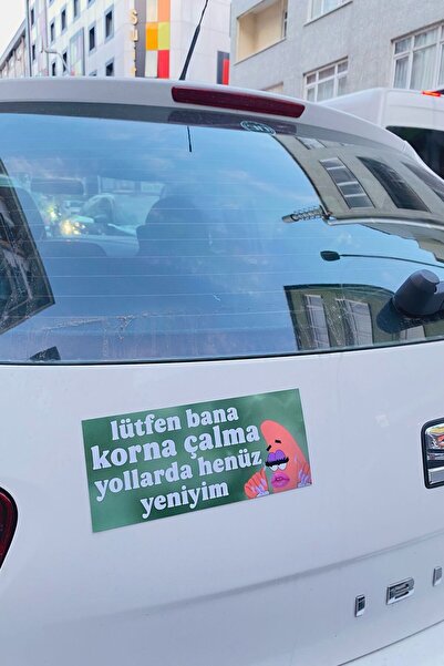 Namgo Lütfen Korna Çalma Slay Patrick Araba Magneti