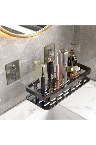 Mis kokan evler Bathroom and Kitchen Organizer and Towel Holder Chrome Finish