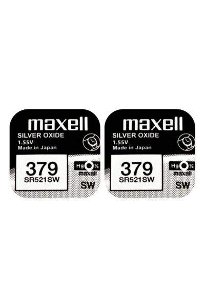 Maxell 379 Sr521sw 1.55v Saat Pili 2 Adet