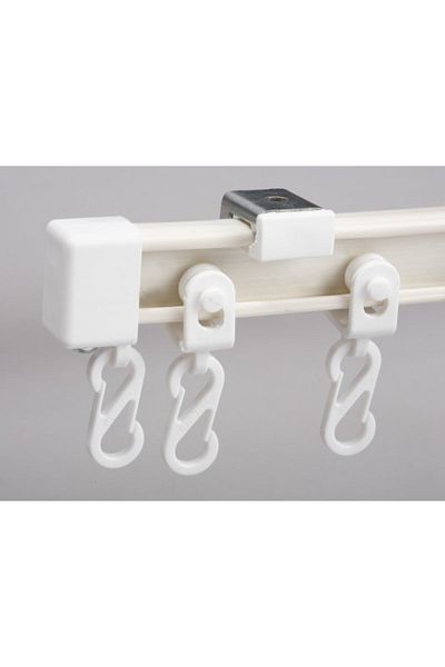 GÖRGÜN 10 Meters Flexible Oriental Curved and Twisted Curtain Rail