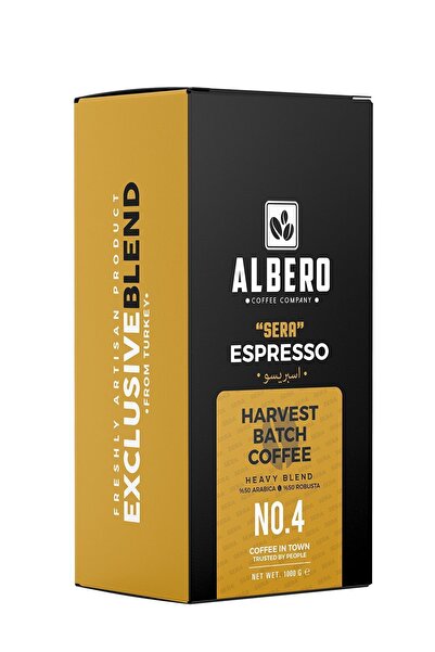 ALBERO Espresso Sera 1000gr. Çekirdek Kahve