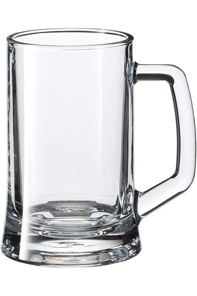 Paşabahçe Set of 2 Beer Glasses with Handles Pub Glasses