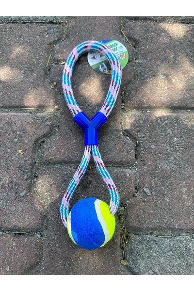 CARNIVAL LAND Rope String Dog Play Ball - Training and Chewing Shoes