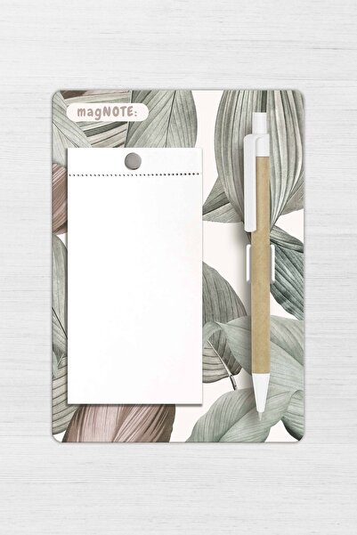 Copyrite Yapraklı | Buzdolabına Kalemli Ve Magnetli Notluk