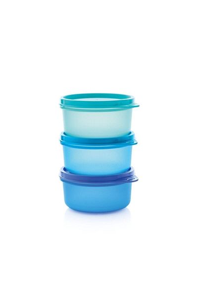 Tupperware Candy Triplets Blue Tones