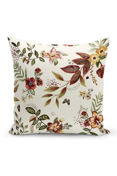 Bertille Home Κάλυμμα μαξιλαριού ριχτάρι σειράς Classic με ψηφιακή εκτύπωση διπλής όψης