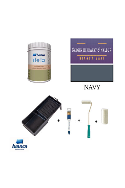 Bianca Stella Yeni Nesil Dönüşüm Boyası Dolap Boyama Seti Navy