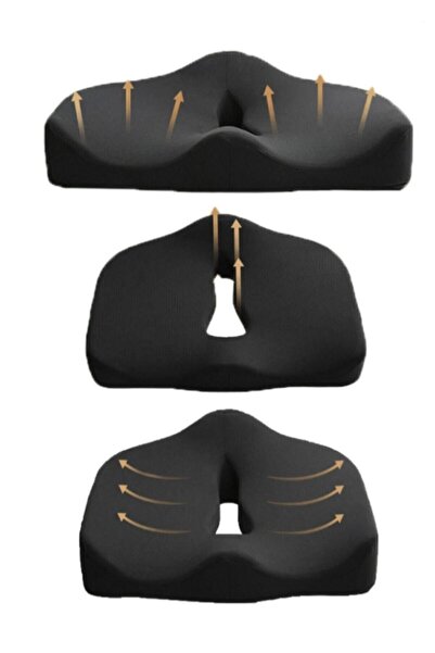 Arfseb Ofis Ev Sandalye Minderi Oturma Pozisyon Düzenleyici Ağrı Engelleyici Minder Ns125