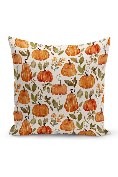 Bertille Home Autumn Series - Double Sided Digital Printed Throw Pillow Cover (Halloween Pity Cushion Cover)