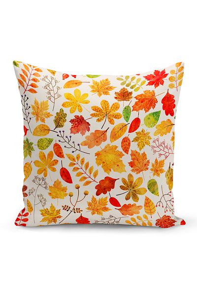 Bertille Home Autumn Series - Double Sided Digital Printed Throw Pillow Cover (Halloween Pity Cushion Cover)