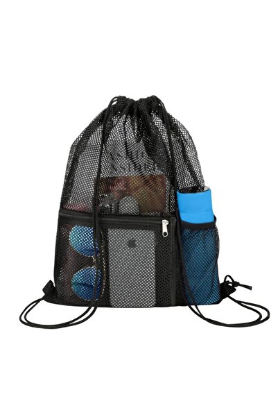 akcaglow Yırtılmaz Askeri Fileden Fermuarlı Cepli Ve Suluk Bölmeli Yetişkin ,...