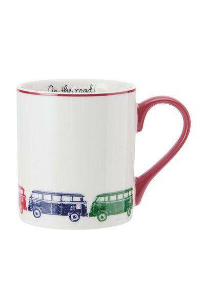 MIKASA 280ml Fine China Minibus Patterned Mug