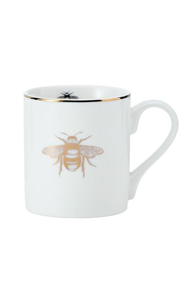 MIKASA 280ml Fine China Bee Patterned Mug