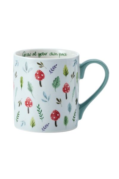 MIKASA 280ml Fine China Mushroom Patterned Mug