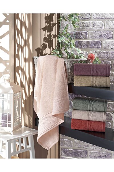 Şıkel El Yüz Havlusu 100% Pamuklu Osmanlı Serisi 6'lı 50/90 cm