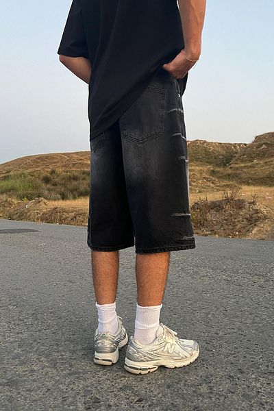 Flaw Wear أنثراسايت ألتيميت أوربان ستريت شورت فضفاض
