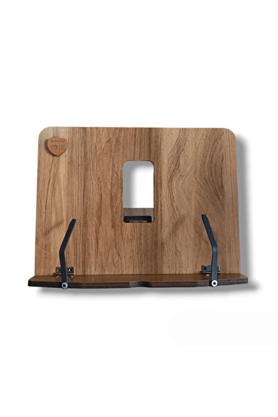 hü ma tasarım ve aksesuar Hüma Ahşap Tablet Telefon Tutucu Ayarlanabilir Kita...