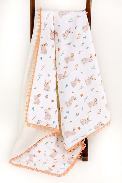 FG Store 100% Cotton Multi-Purpose Double Layer Muslin Blanket (80X100)