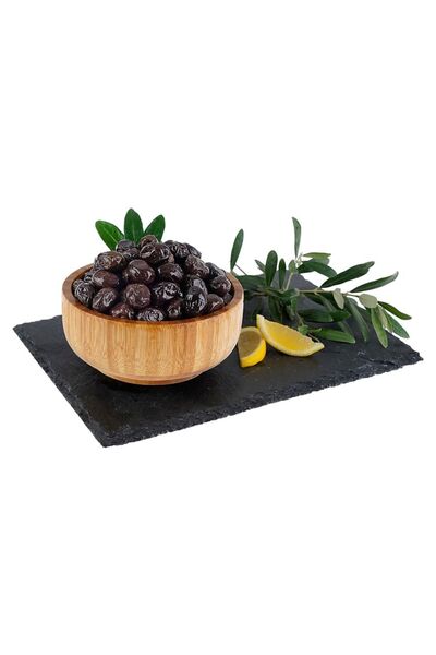 Yöre Doğal Salamura Yağlı Siyah Zeytin (261-290 / M ) 1 kg