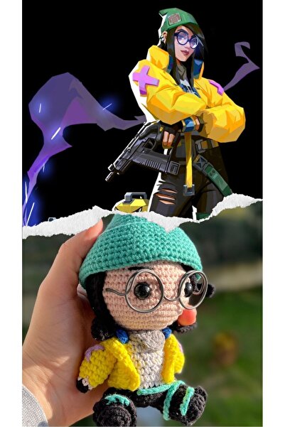 KayNal Valorant Ajanı Örgü Oyuncak Amigurumi