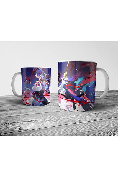 Pixxa Genshin Impact Clorinde Mug Model 2 - Elegant Design
