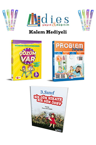 Artı Eğitim Yayınları 3. Sınıf Çözüm Var + Problem Defterim + Bir Gün Hikaye ...