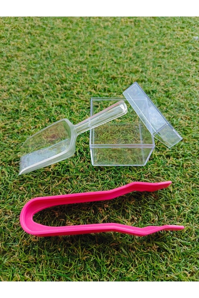 MUCİT KİDS مجموعة نقل بلاستيكية للألعاب الحسية - ملاقط وحاوية مجرفة