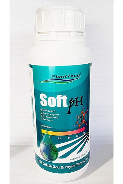PLANTTECH Soft Ph (500 Ml)-yayıcı Yapıştırıcı-ph Düşürücü-etkinlik Arttırıcı-...