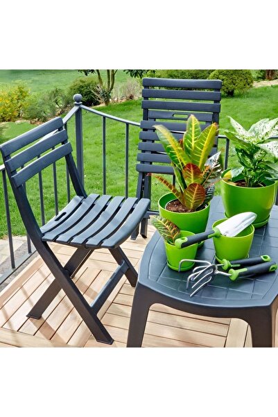 Blooma Komodo Bahçe Sandalyesi Antrasit