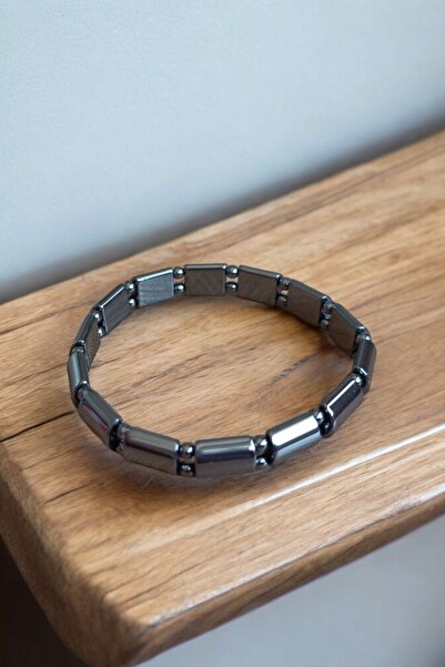 MGA DOĞAL TAŞ Hematit Bileklik Doğal Taş Bileklik Özel Model Renk Atmaz Kararmaz Solmaz Hematit Taşı Bileklik