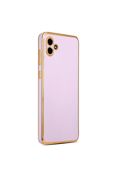 AQUA AKSESUAR Galaxy A04 Compatible Case Colorful Silicone Case with Shiny Edge