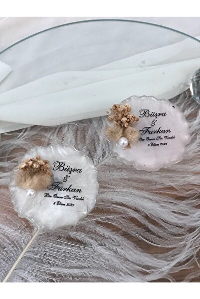 Masalsı Concept Epoksi Magnetı 25 Adet Söz Nişan Nikah Kına Düğün Hediyeliği ...