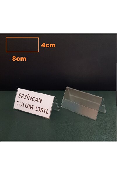 ETİKETLİK FİYATLIK 30pcs Mat-imported A Type 8x4cm