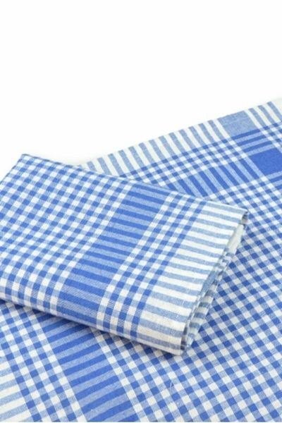 HOMELİFE EV TEKSTİL 10-Piece Checkered Tea Towel Kitchen Dish Drying Cloth Serving Napkin Lunch Cloth 45x65cm