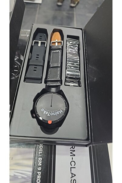 MDY Watch 4 pro akıllı saat 1 yıl garantili titanyum kasa gri ve siyah renk m...