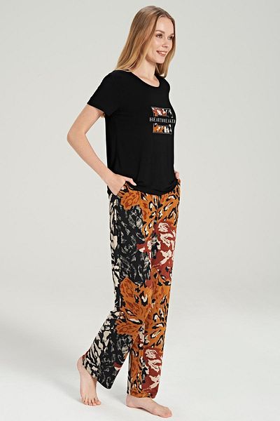 Feyza Set pijama model POPLIN 5052 - Cu pantaloni