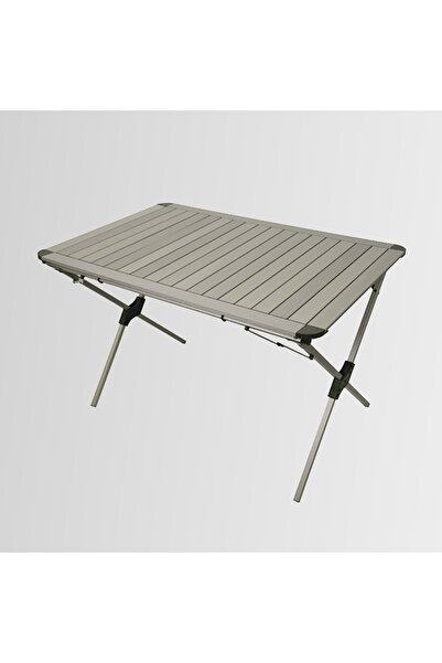 NURGAZ Gri Ng-akmxxl Campout Portable Alüminyum Kamp Masası Büyük Xxl