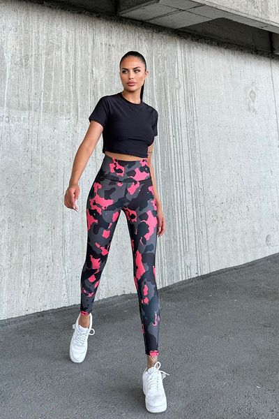 4upower Women's Tights Camouflage