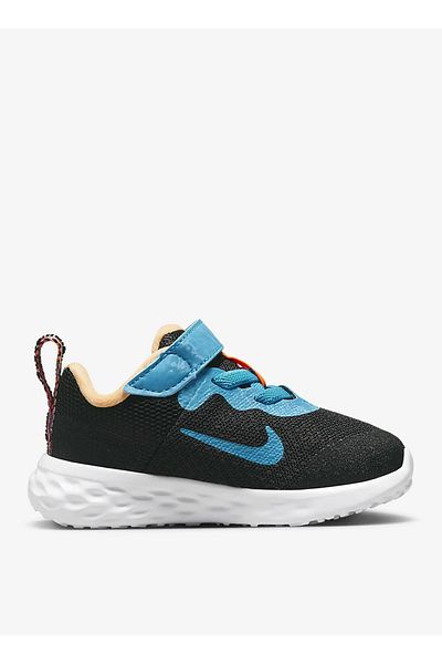 Nike Black - Gray - Silver Men's Walking Shoes FB2719-001 NIKE REVOLUTION 6 LIL TD